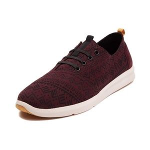  TOMS Casual Burgundy Men's Shoes